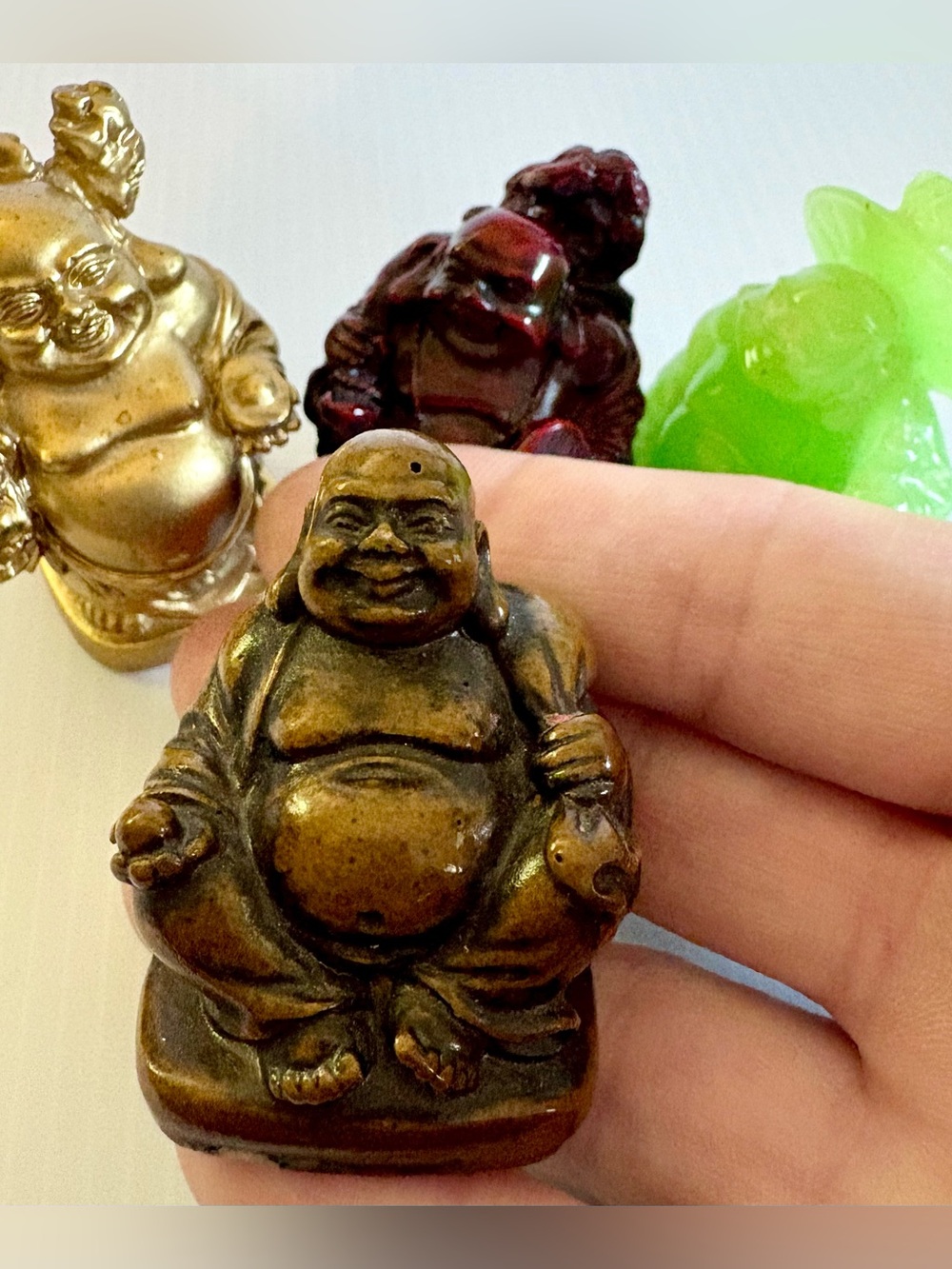 Happy Buddha Figurine Lot of 4 - Home Decor